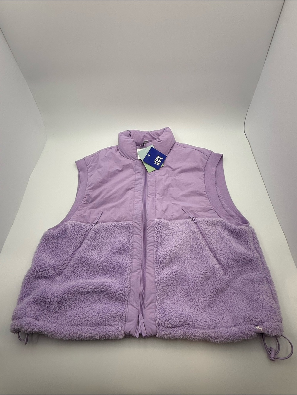 Target Lavender Sherpa & Nylon Kids Vest